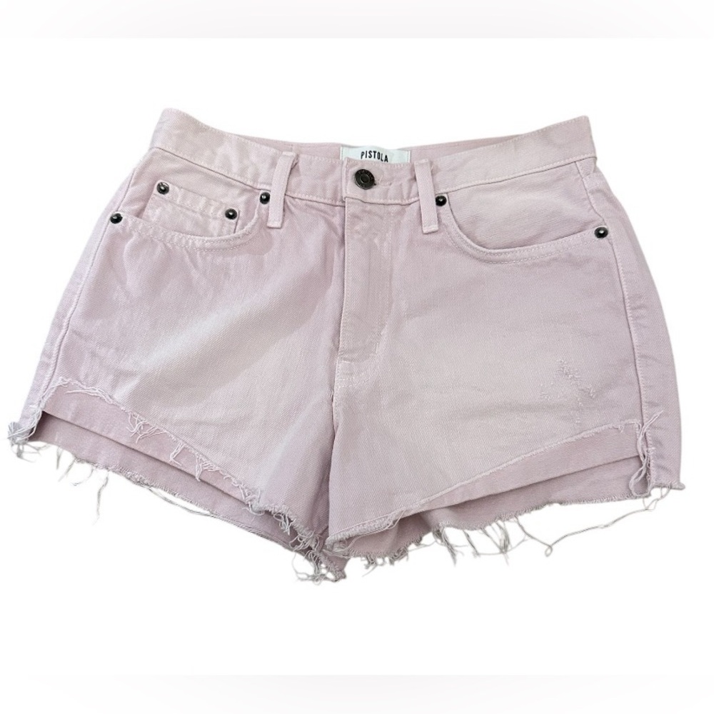 Pistola Light Pink Jean Denim Shorts Sz 26